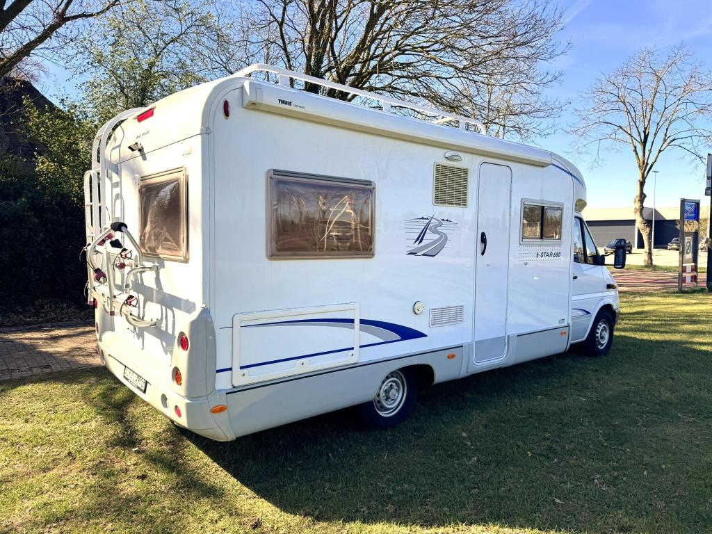 Bürstner T-Star 680 Mercedes 156pk camper met frans, Caravans en Kamperen, Luifel, Bedrijf, Bürstner, Half-integraal