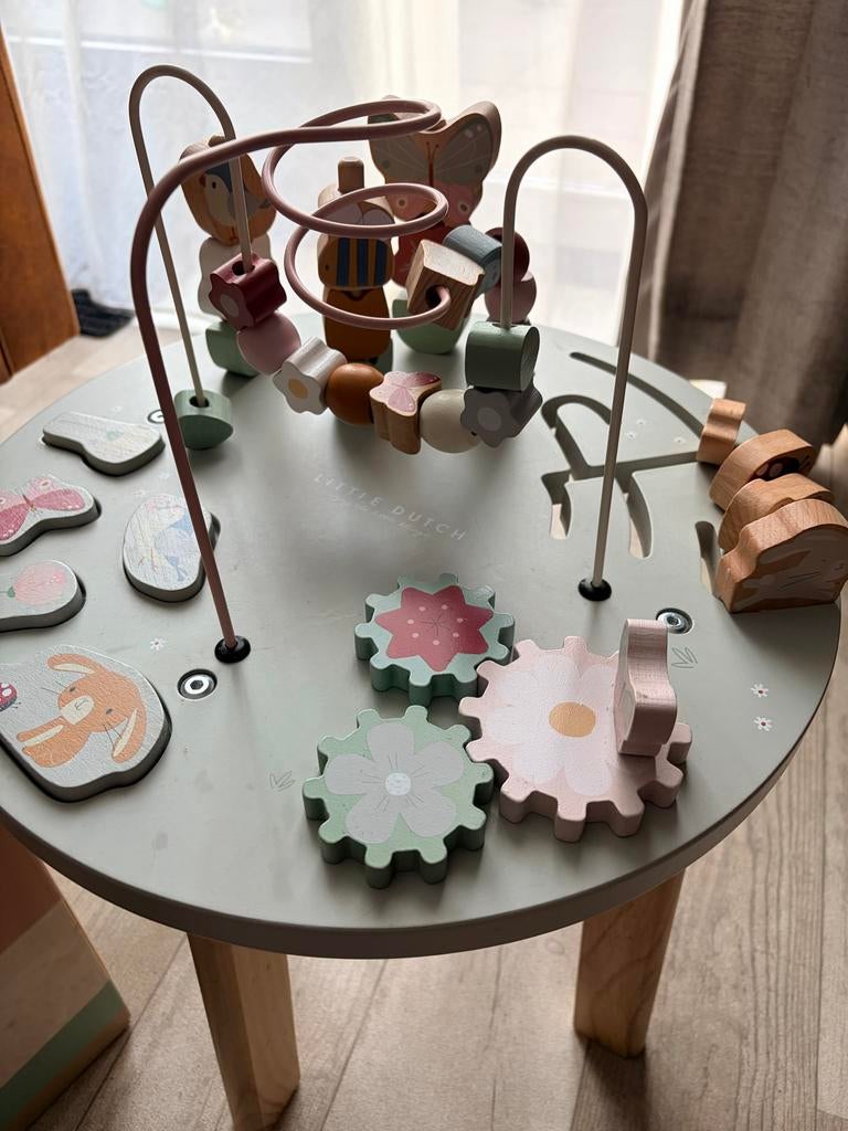 Little Dutch activiteiten tafel flowers and butterflies, Ophalen of Verzenden, Zo goed als nieuw, Overige typen