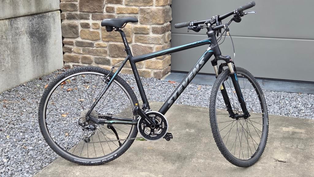 Stevens X-Cross Hybride fiets, 100%, heel mooi, mat zwart, Ophalen, Zo goed als nieuw, Meer dan 20 versnellingen, Overige merken