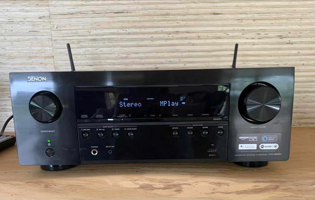 Denon AVR-S960H 7.2ch 8K AV Receiver met 3D-audio & HDMI, Ophalen, Overige systemen, Denon, Zo goed als nieuw