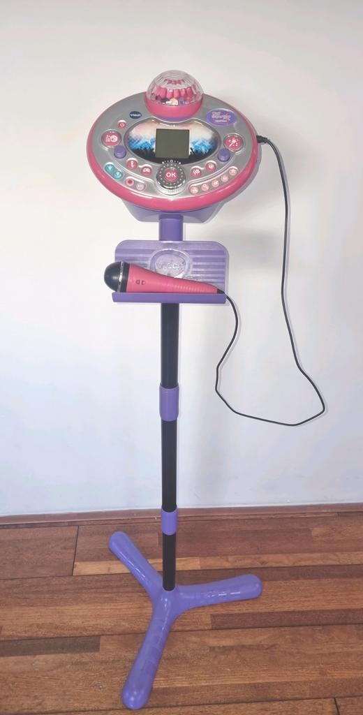 VTech Kidi Super Star LightShow Karaoke Setje, Ophalen, Zo goed als nieuw, Complete set
