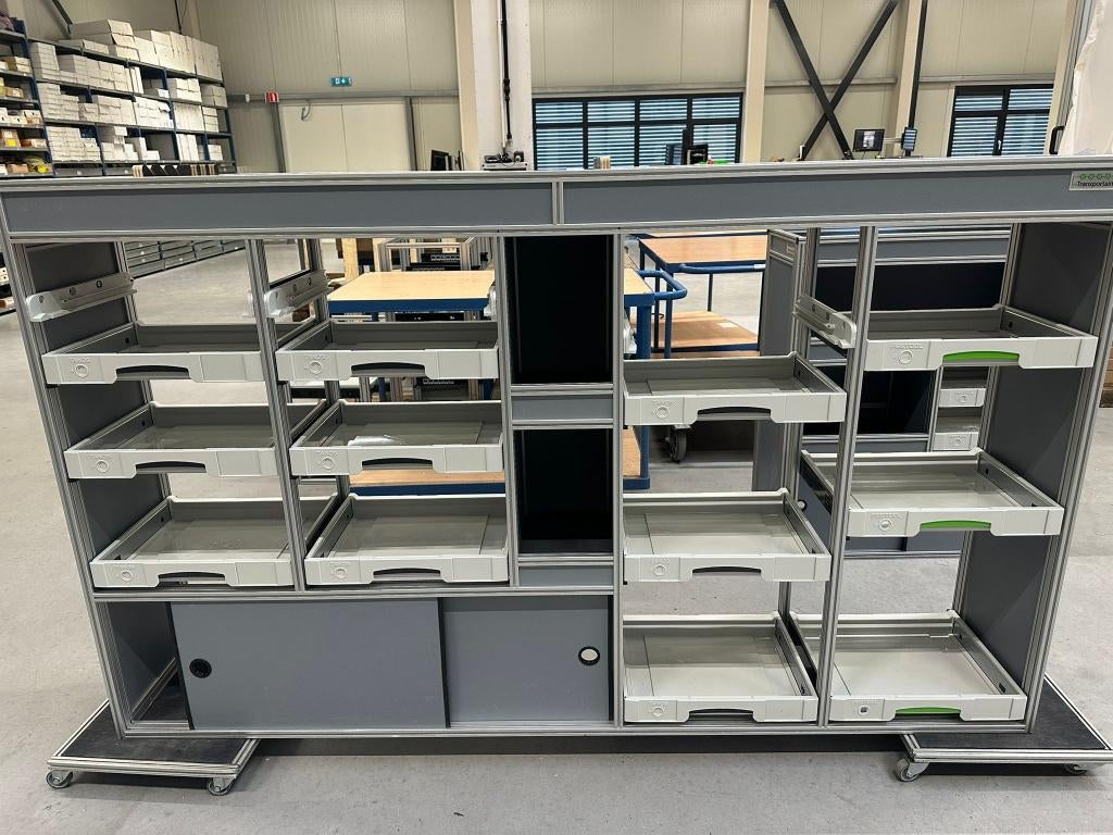 Transportainer bedrijfswageninrichting Festool, Ophalen, Zo goed als nieuw