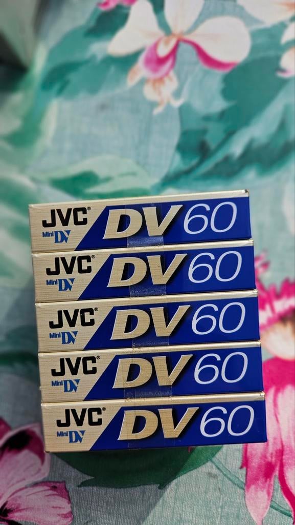 JVC MiniDV DV60 Videobanden (5 stuks), Ophalen of Verzenden, Nieuw, Overige typen