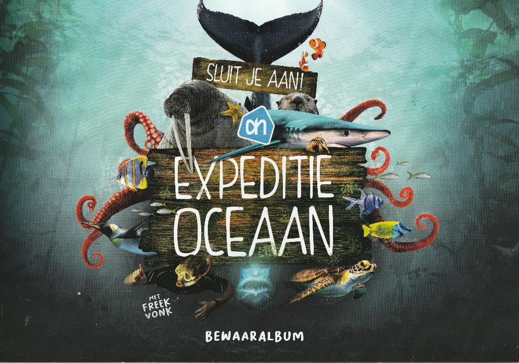 Bewaaralbum van AH -Expeditie Oceaan, Albert Heijn, Verzenden