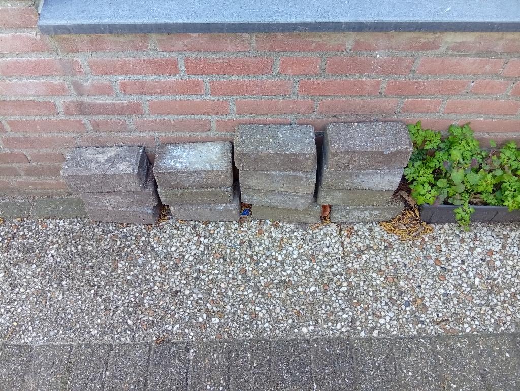 Klinkers bestrating, Ophalen, Gebruikt, Klinkers, Minder dan 5 m²