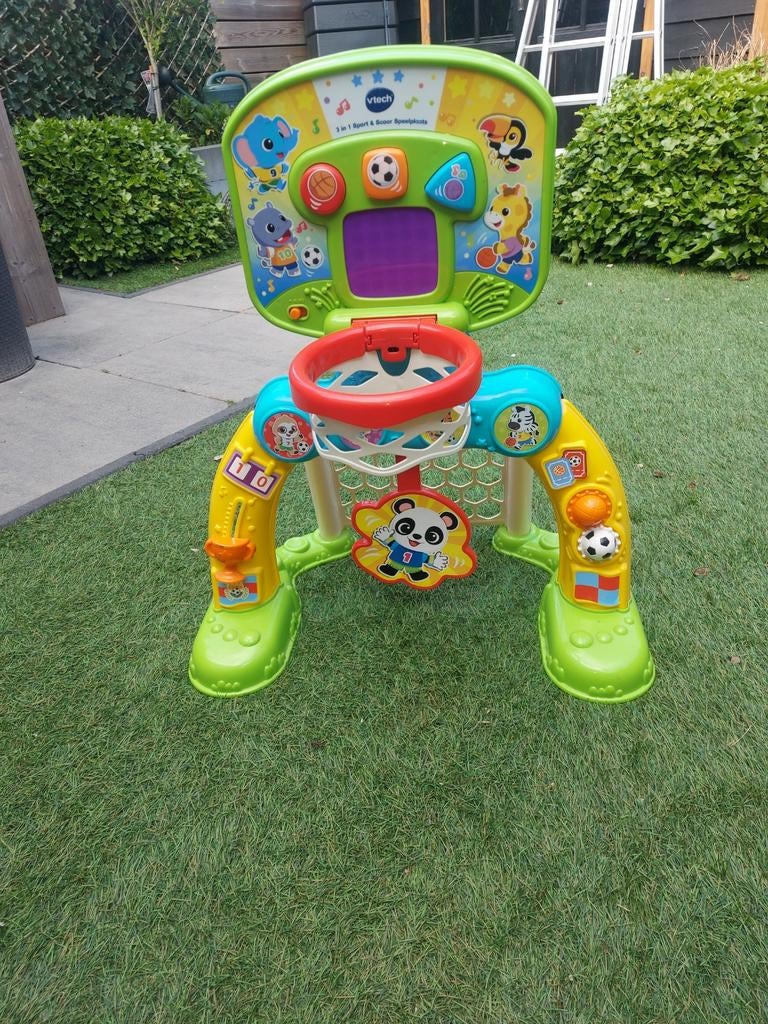 VTech 3-in-1 Sportcentrum: Basketbal, Voetbal & Meer, Kinderen en Baby's, Speelgoed | Vtech, Ophalen, Gebruikt, 6 maanden tot 2 jaar