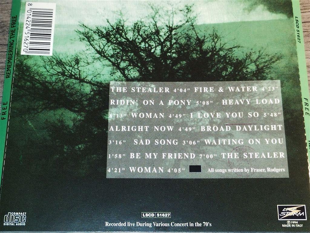 Free - Remembering The Free, Ophalen of Verzenden, Zo goed als nieuw, Poprock