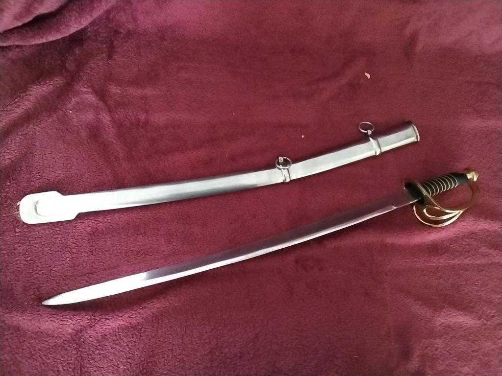 Militair Zwaard/Sabel met Schede - Jaartal 1880, Ophalen, Overige soorten, Overige gebieden, Zwaard of Sabel