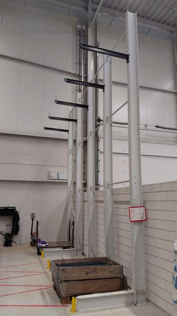 Draagarmstelling enkelzijdig 5x st ipe200 5.5hx1.0dx5.15l, Ophalen, Gebruikt