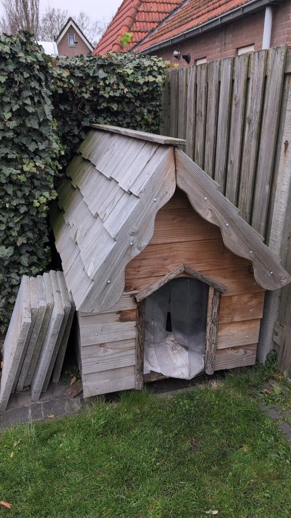 Groot hondenhok, in goede stevige staat!, Ophalen, 100 cm of meer, Hondenhok, 110 cm of meer