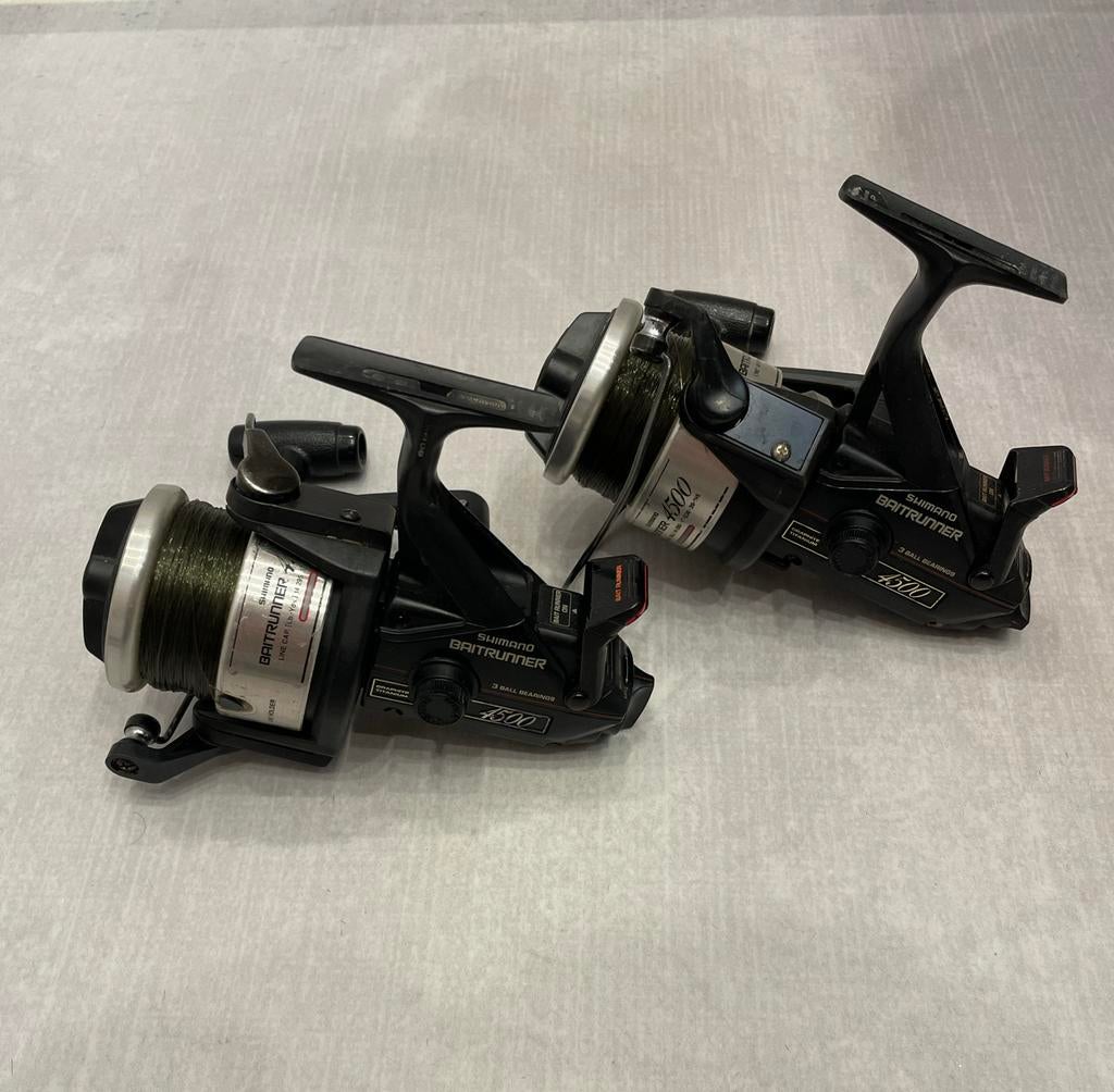 Shimano Baitrunner 4500a molens, Ophalen of Verzenden, Gebruikt, Molen