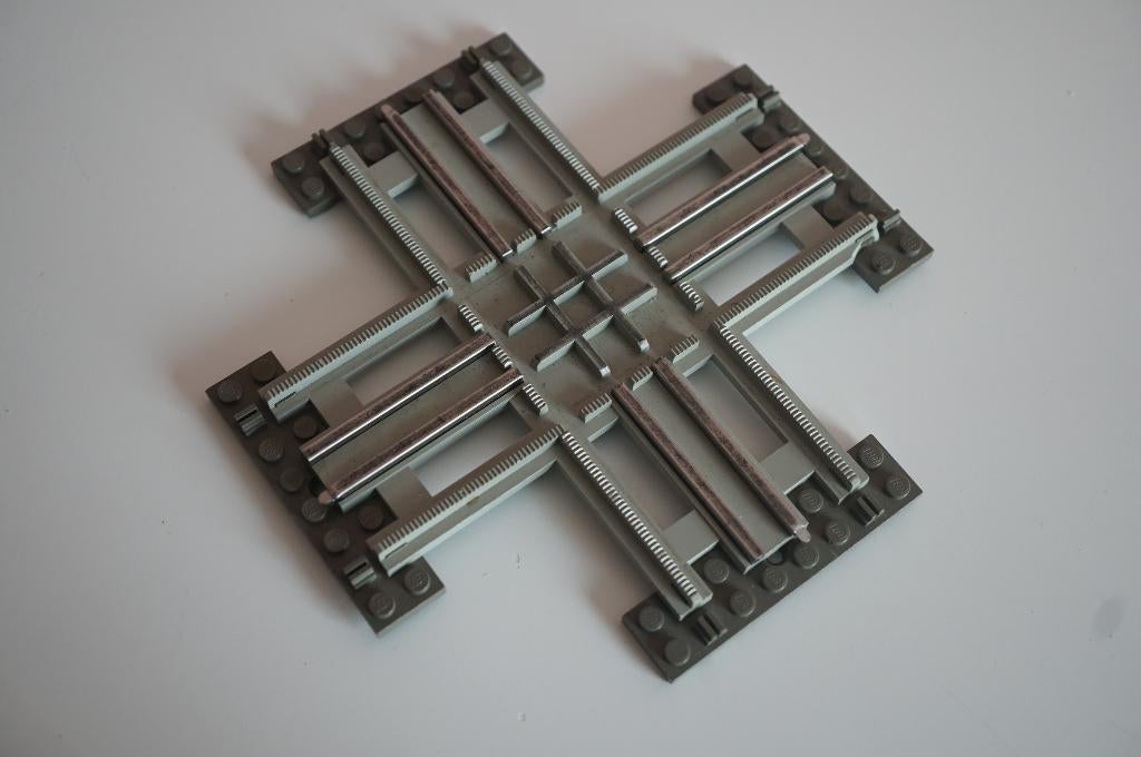 12 volt Lego trein kruissing 7857, Ophalen of Verzenden, Gebruikt, Losse stenen, Lego