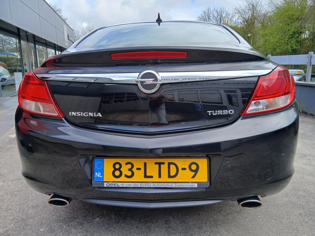 Opel Insignia sedan 1.6 Turbo 180 pk Edition, Euro 5, Stof, Gebruikt, Zwart