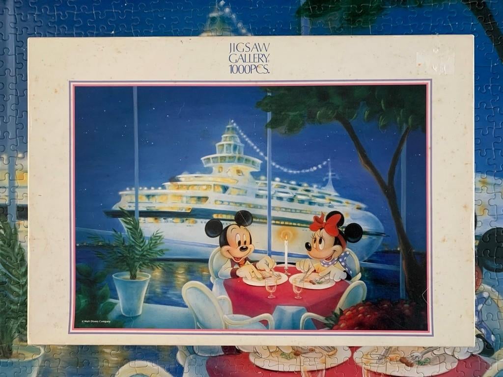 Disney puzzel 1000 stukjes Japan Tenyo Mickey Minnie cruise, Hobby en Vrije tijd, Denksport en Puzzels, Ophalen of Verzenden, 500 t/m 1500 stukjes