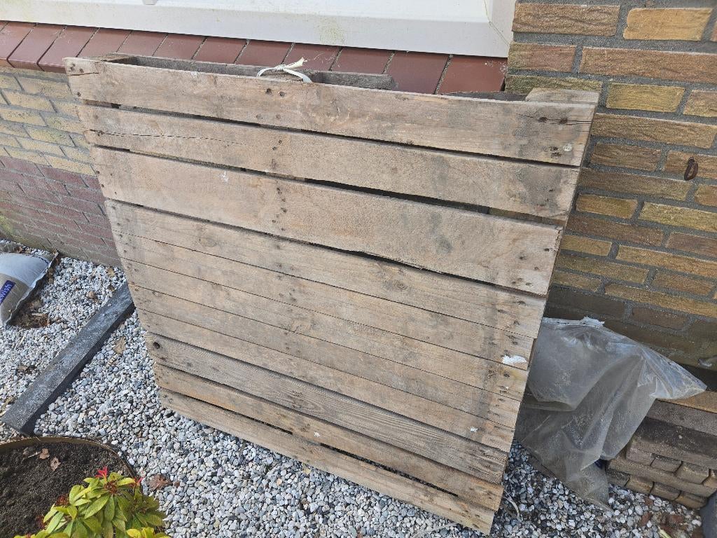 Houten Pallet, Ophalen, Gebruikt, 50 mm of meer, Minder dan 200 cm