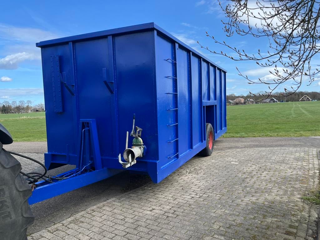 40 kuubs Vervelde mestcontainer agrarisch landbouw opslag, Zakelijke goederen, Agrarisch | Werktuigen, Ophalen, Glastuinbouw, Transport
