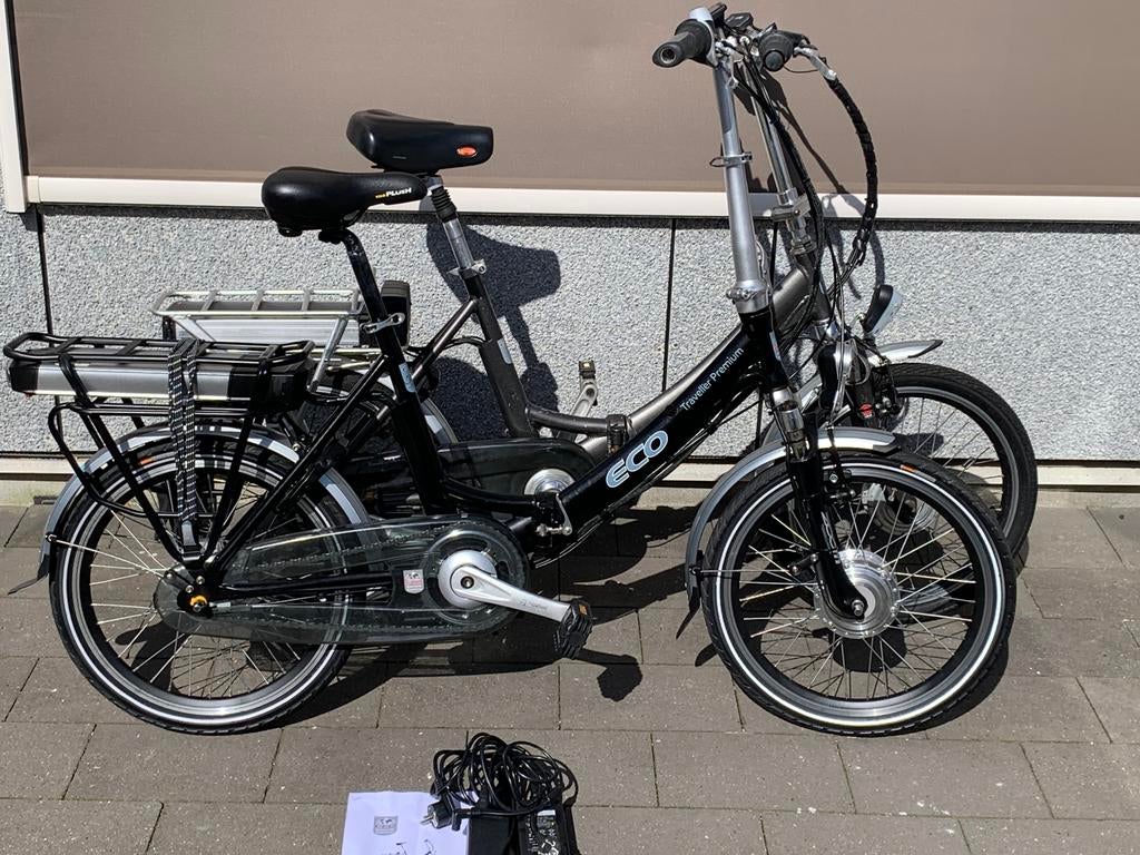 Elektrische vouwfietsen set, Ophalen, 20 inch of meer, Versnellingen, Zo goed als nieuw