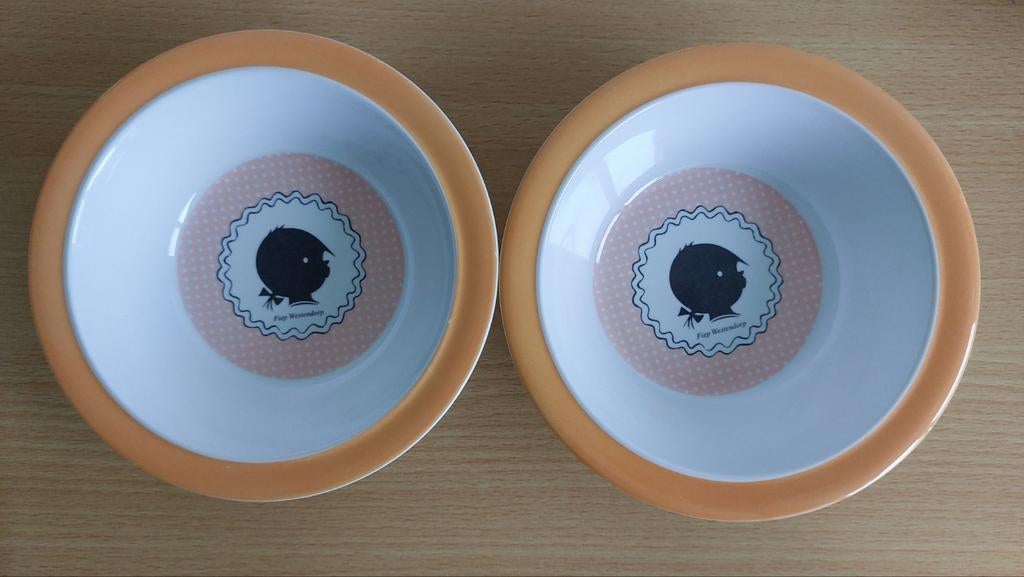 Hema Janneke bordjes, Ophalen of Verzenden, Gebruikt, Overige typen