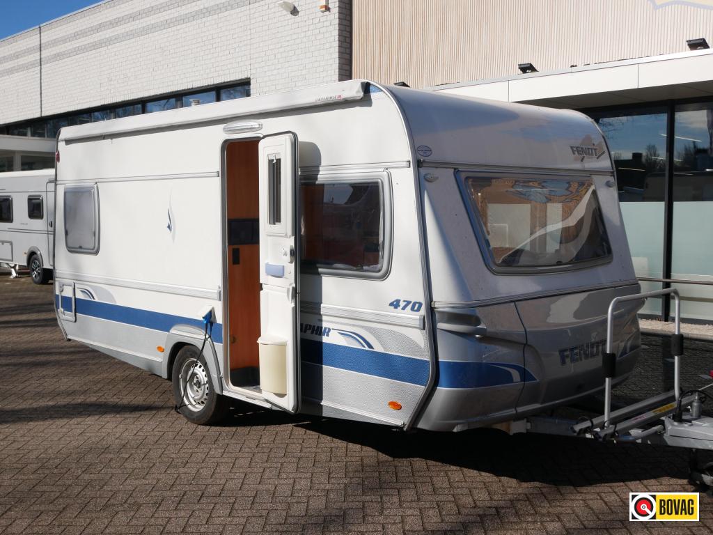 Fendt Saphir 470 TF Fietsenrek en zakluifel, Caravans en Kamperen, Niet ingevuld, Rondzit, Niet ingevuld, Overige typen