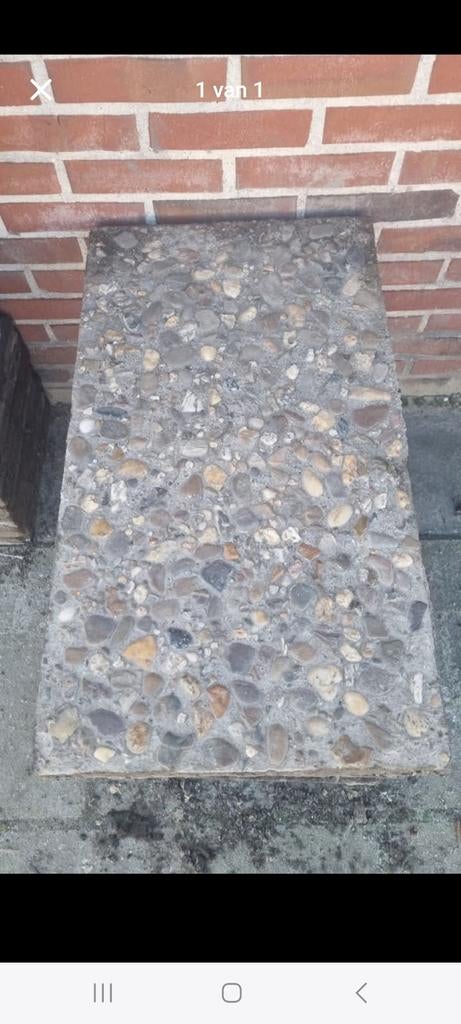 13 70x40 grindtegels, Tuin en Terras, Ophalen, Beton, Terrastegels