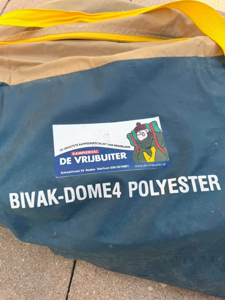 Vrijbuiter bivak dome 4 polyester, Ophalen of Verzenden, Zo goed als nieuw, Tot en met 2