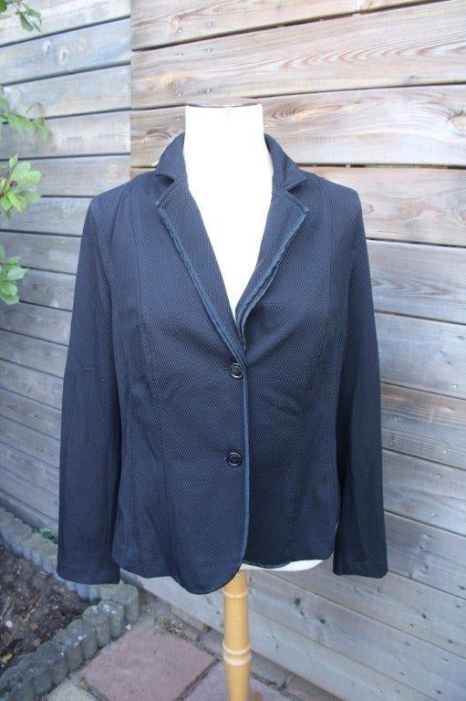 Jasje zwart Marccain wafel mt N5 (L/42) Vaste prijs, Verzenden, Zwart, Maat 42/44 (L), Zo goed als nieuw