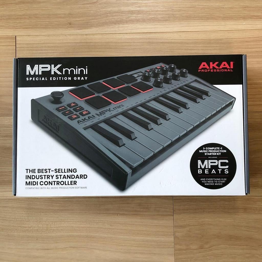 AKAI Mini MPK3 Special Edition Grey, Ophalen of Verzenden, Nieuw