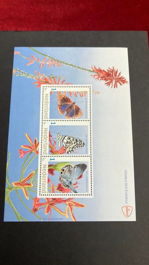 Postfris vel Vlinders, Postzegels en Munten, Ophalen, Na 1940, Postfris
