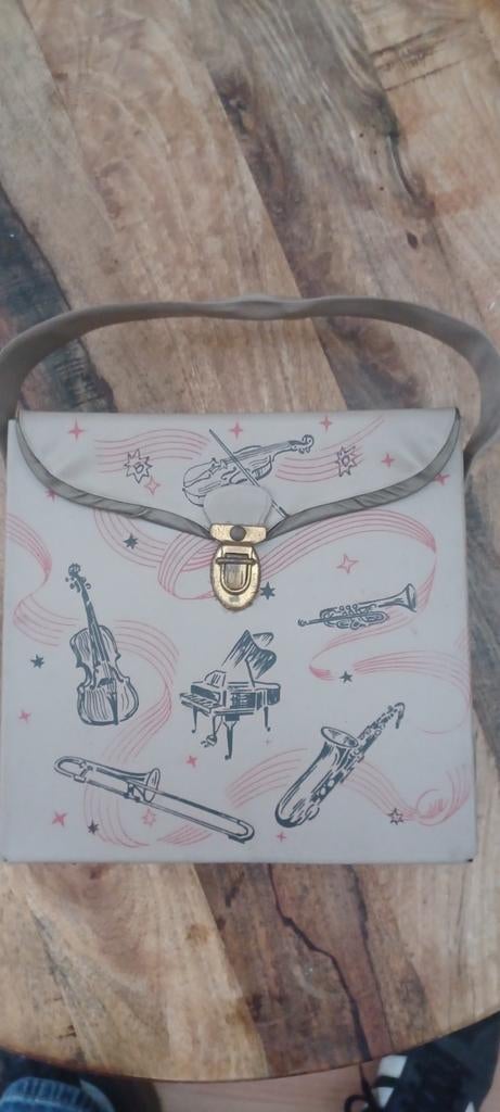 Vintage Koffertje voor Vinyl Singeltjes - Made in Holland, Cd's en Dvd's, Vinyl Singles, Ophalen of Verzenden