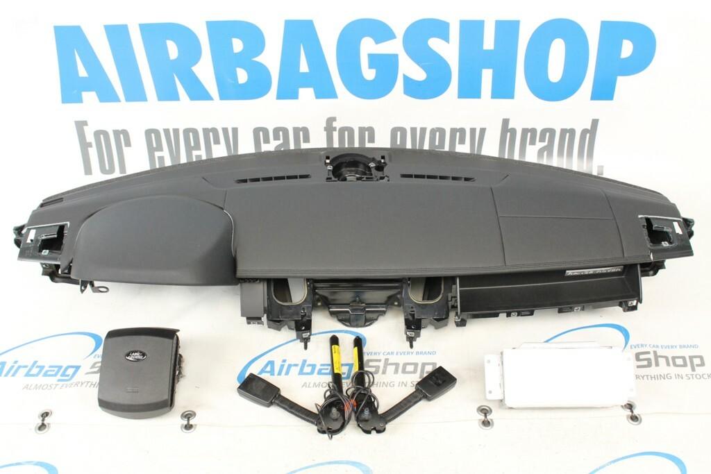 Airbag set Dashboard leer zwart stiksel Range Rover, Gebruikt, Ophalen of Verzenden