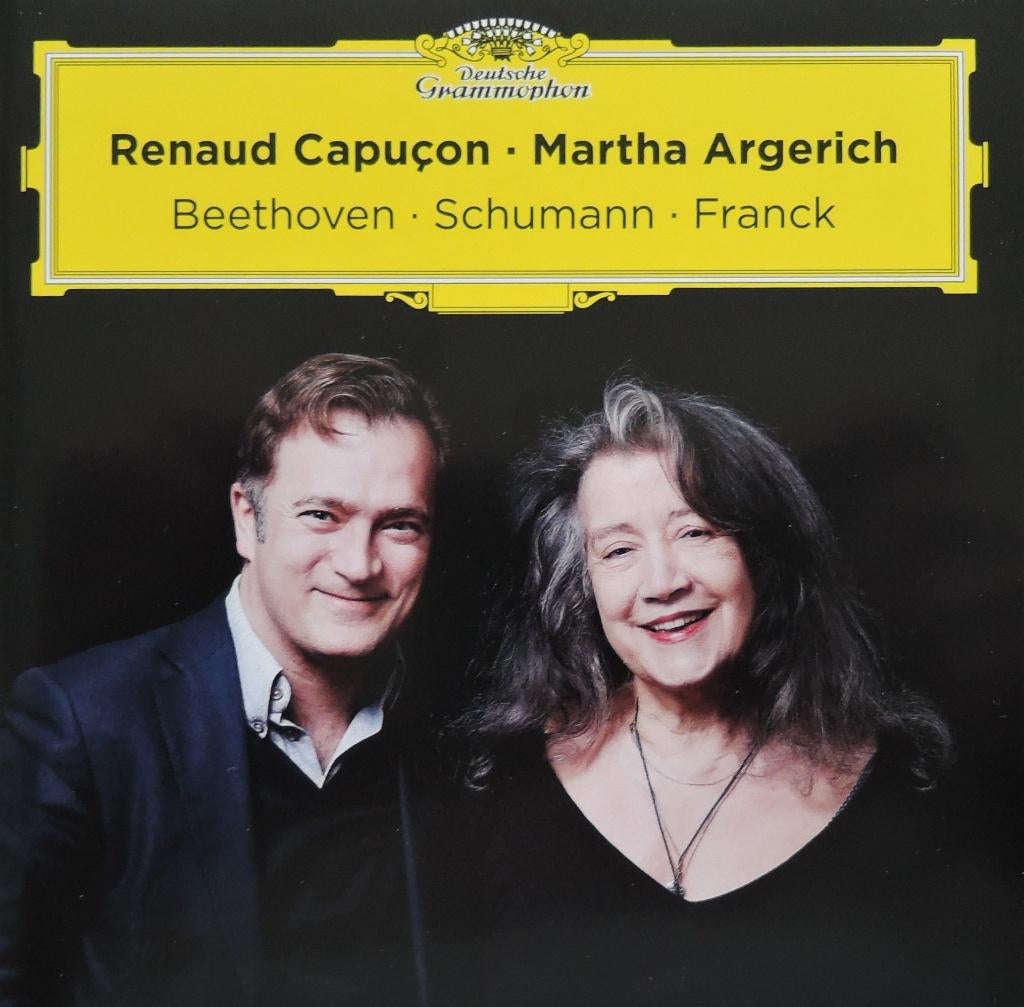 Vioolsonaten - Capuçon / Argerich - DG - 2022 - DDD, Ophalen of Verzenden, Classicisme, Zo goed als nieuw, Kamermuziek