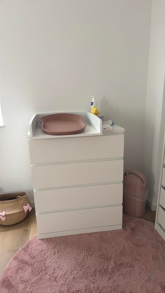 Commode/ malm ladekast, Zo goed als nieuw, 3 of 4 laden, Minder dan 100 cm, 25 tot 50 cm