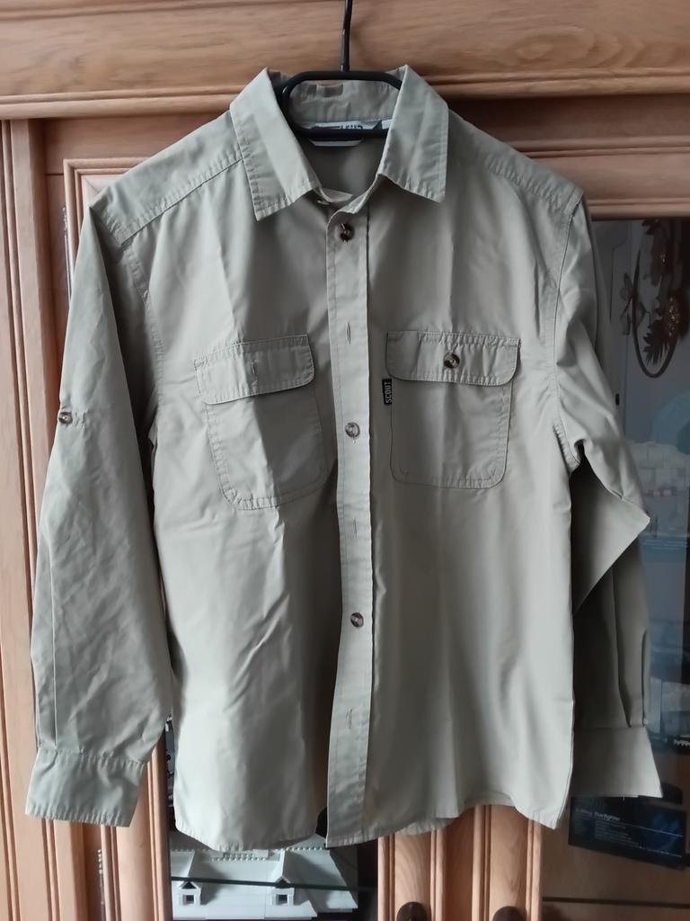 Blouse scouting beige maat 152 scoutfit, Ophalen of Verzenden, Gebruikt, Kleding