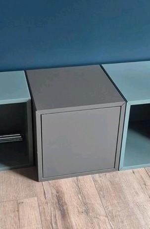 Eket Ikea kastje grijs, Huis en Inrichting, Kasten | Boekenkasten, Ophalen, Met deur(en), Zo goed als nieuw, Minder dan 100 cm