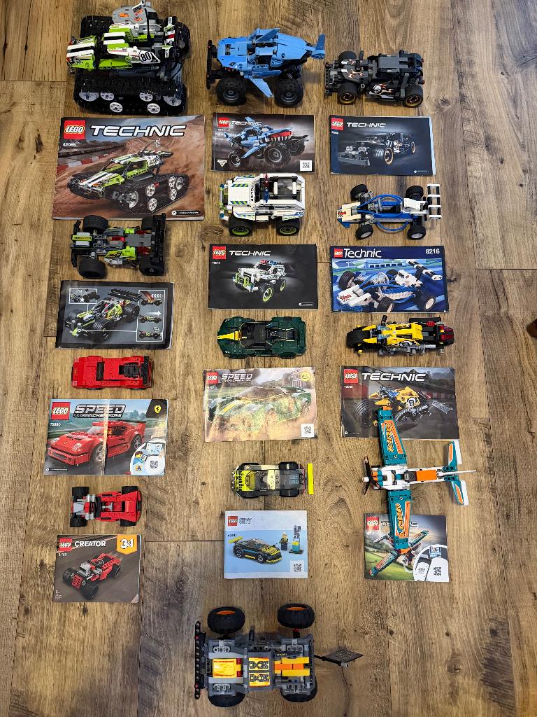 Lego Technic + Lego diverse sets, Ophalen of Verzenden, Zo goed als nieuw, Complete set, Lego