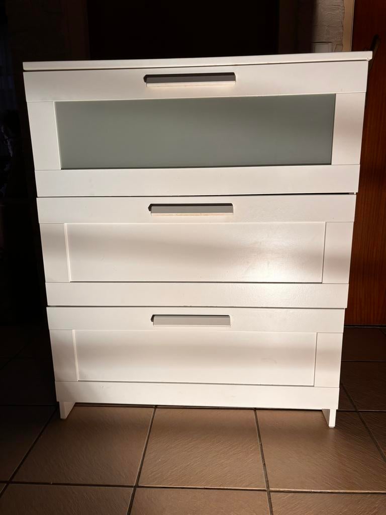 IKEA BRIMNES ladekast 3 lades, Ophalen, Gebruikt, 50 tot 100 cm, 3 of 4 laden