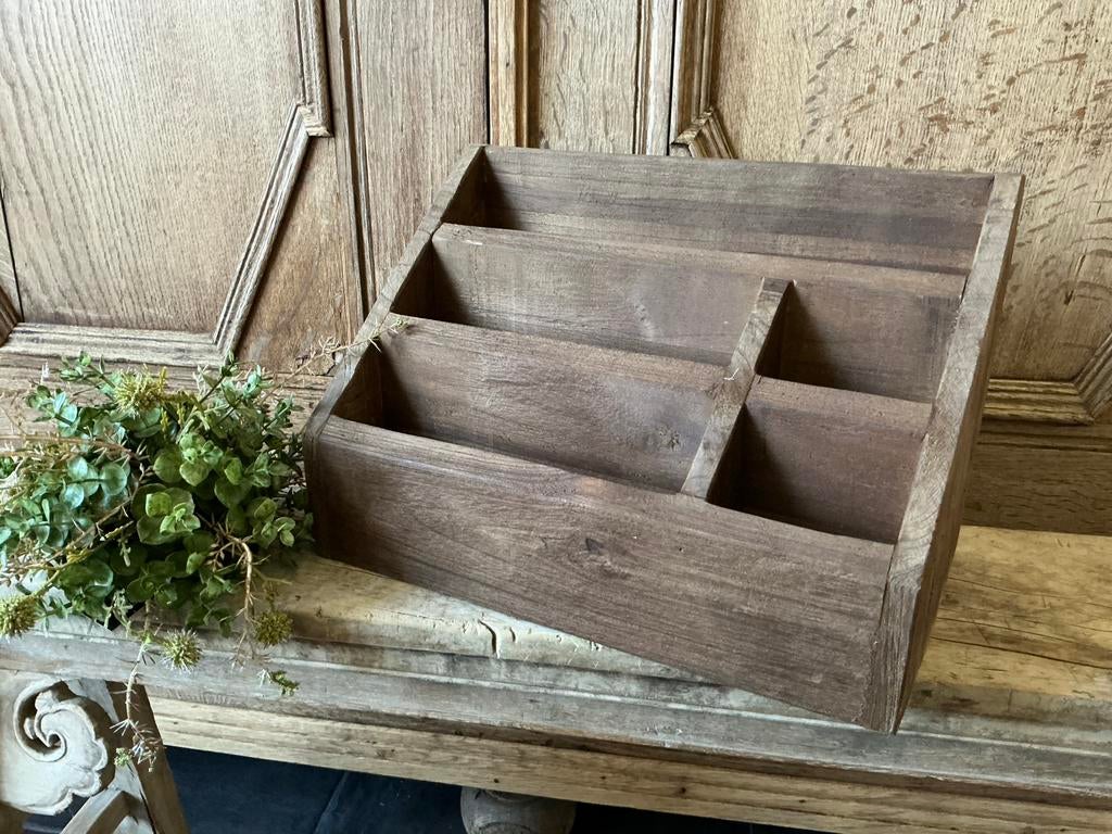 NIEUW teak houten bureau schrijftafel gruttersbak, Huis en Inrichting, Ophalen of Verzenden, Nieuw, Hout