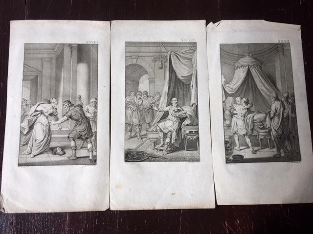 Jacobus Buys del en L Portman jr. 3 gravures., Ophalen of Verzenden