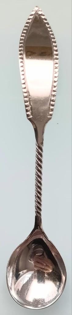 Zilveren sjamlepel, Antiek en Kunst, Ophalen of Verzenden, Zilver