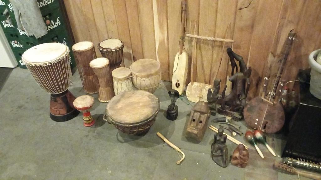 Djembe's en Afrika spullen, Ophalen, Gebruikt