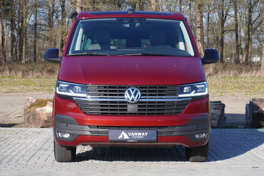 Volkswagen California Ocean T6.1 Edition 204pk Trekhaak Alca, Caravans en Kamperen, Automaat, Volkswagen, Bedrijf, Diesel