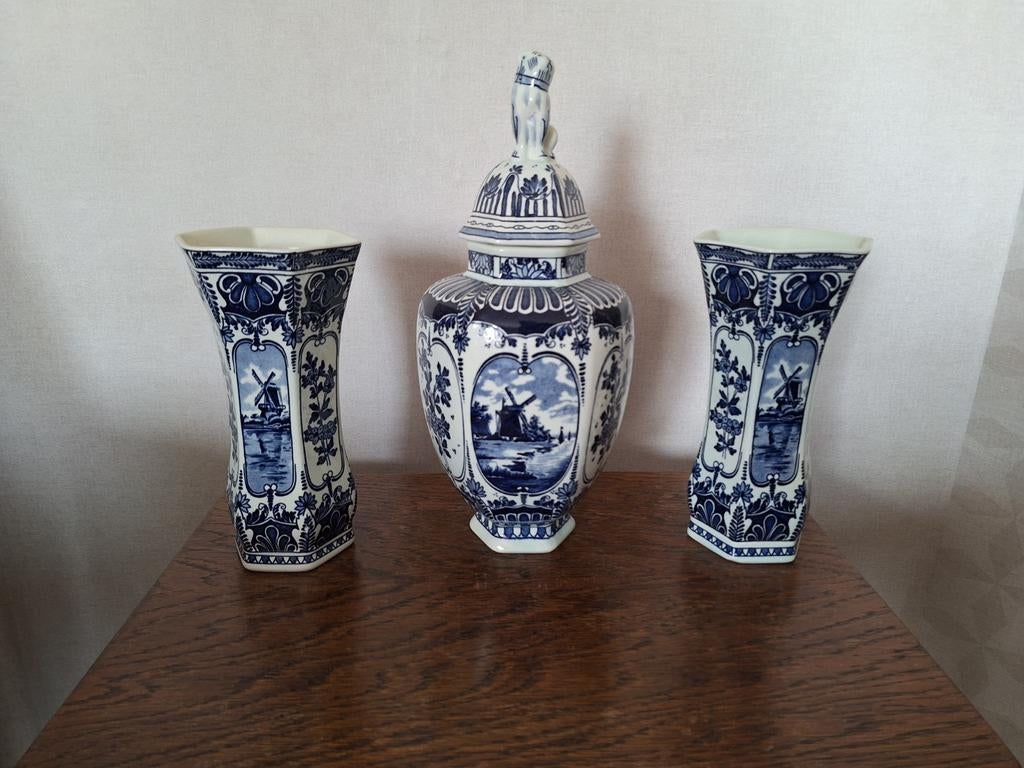 Kaststel,  Delftsblauw, Ophalen