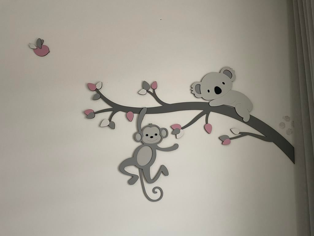 Leuke muurdecoratie voor baby- of kinderkamer, Ophalen, Zo goed als nieuw, Wanddecoratie