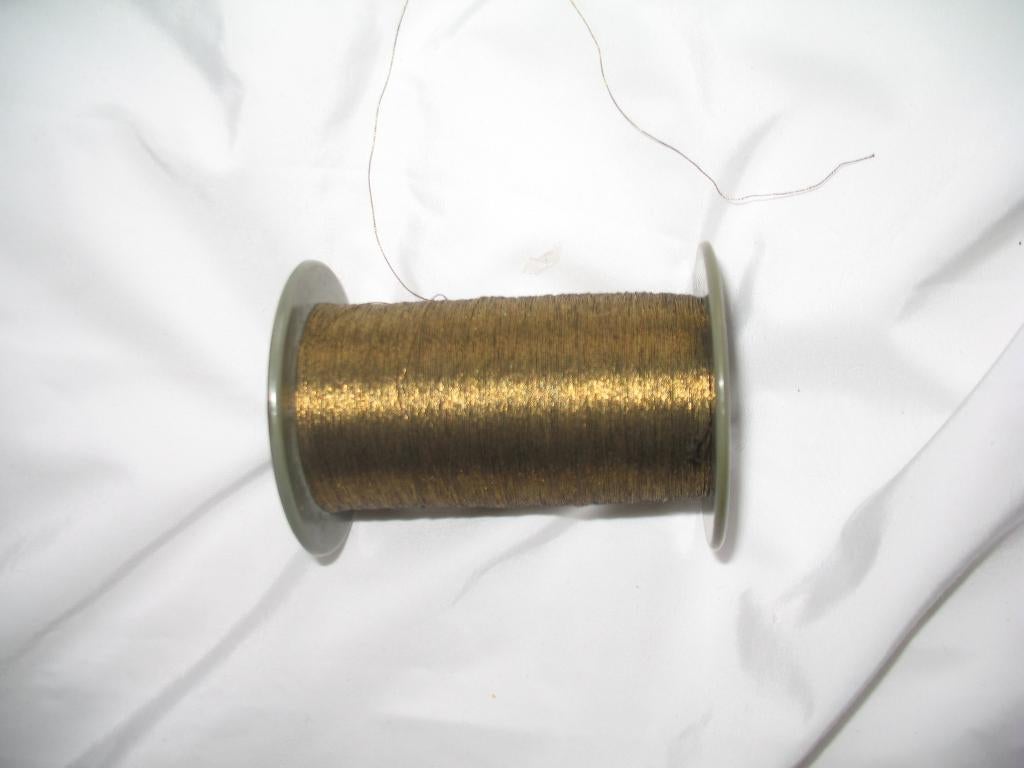 Antiek Handgaren Goud/BronsKleur * Mooi Vintage, Ophalen of Verzenden