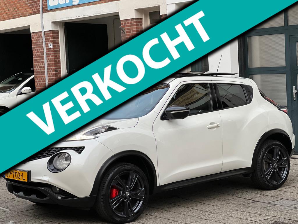Nissan Juke 1.6 Tekna-automaat-schuifdak-nette auto, Auto's, Nissan, Euro 6, 4 cilinders, SUV of Terreinwagen, 117 pk