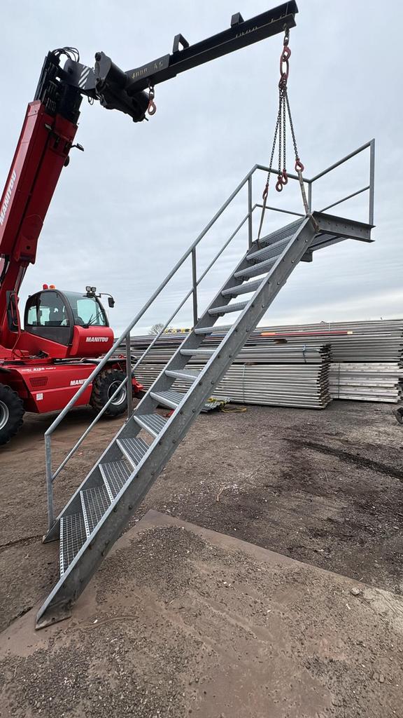 Gegalvaniseerde bordestrap steektrap wenteltrap trap trappen, Doe-het-zelf en Verbouw, Ophalen of Verzenden, 2 tot 4 meter