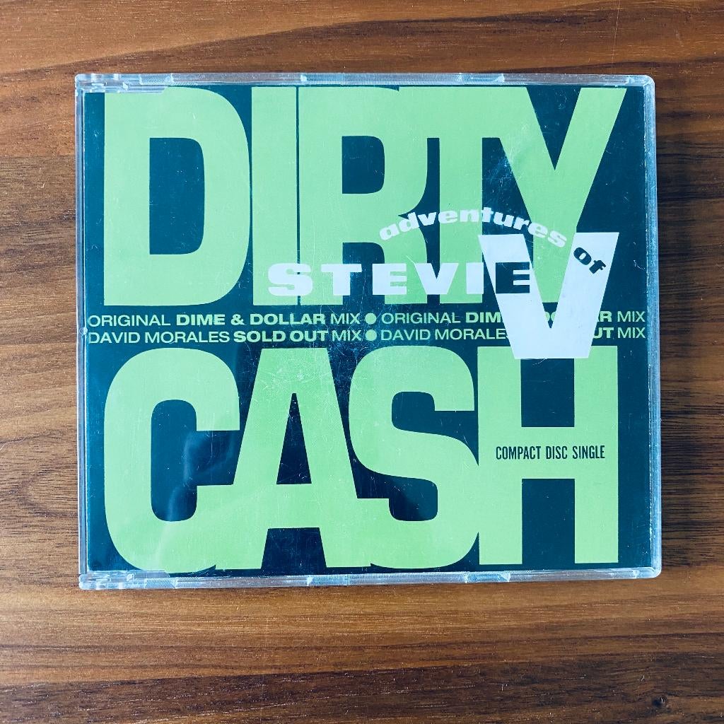 The Adventures Of Stevie V - Dirty Cash (CD Single), Cd's en Dvd's, Cd Singles, Gebruikt, Dance, 1 single, Maxi-single, Ophalen of Verzenden