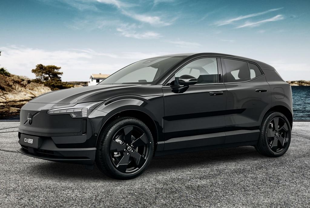 Volvo EX30 Extended Range Ultra Black Edition (bj 2026), EX30, Zwart, Nieuw, 1600 kg