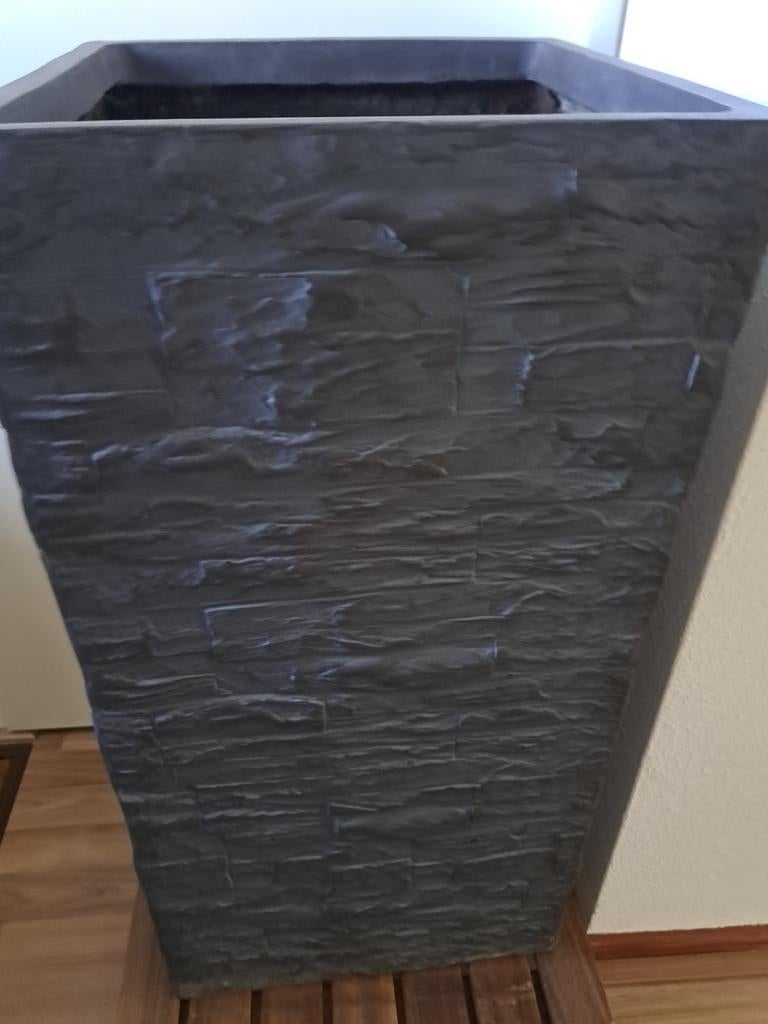 Grote bloembak, Ophalen, Vierkant, Balkon, Metaal