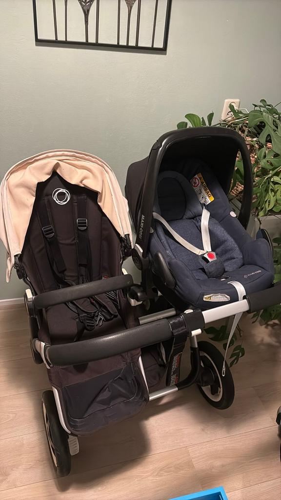 Bugaboo Donkey Duo tweelingset voor de eerste 24+ maanden !, Ophalen of Verzenden, Gebruikt, Bugaboo